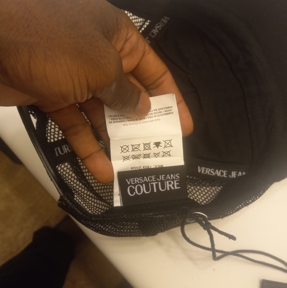 New Versace jeans couture hat with tag, worn two times. - Picture 2 of 2